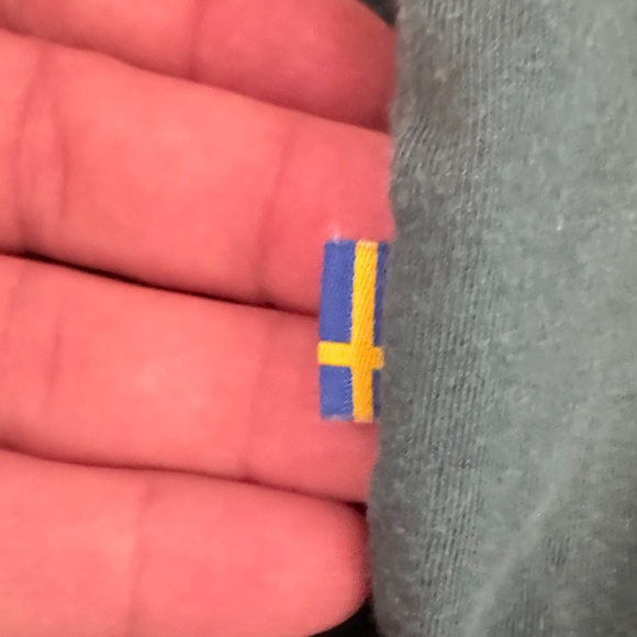 Fjallraven Gray and Pink Logo Tee - Picture 3 of 4